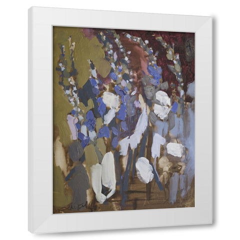 Idiosyncratic Floral  IV White Modern Wood Framed Art Print by Ferrell, Erin McGee