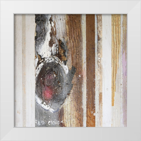 Textured Grain VI White Modern Wood Framed Art Print by Ferrell, Erin McGee