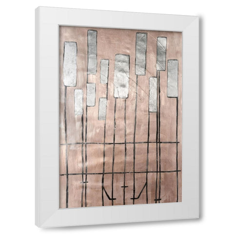 Clavichord I White Modern Wood Framed Art Print by Willett, Michael