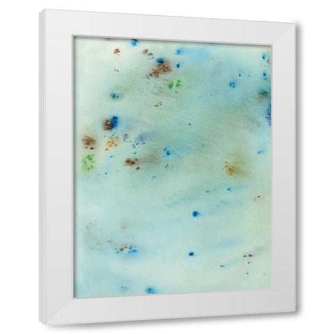 Hawaiian Rain III White Modern Wood Framed Art Print by Fuchs, Jodi