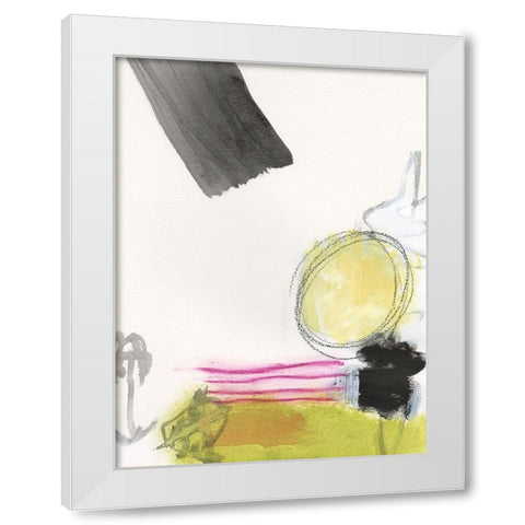 Lulu Abstract I White Modern Wood Framed Art Print by Fuchs, Jodi