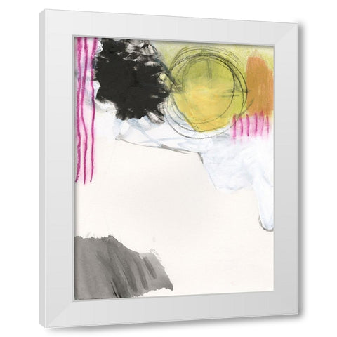 Lulu Abstract II White Modern Wood Framed Art Print by Fuchs, Jodi