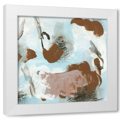 Free as Air III White Modern Wood Framed Art Print by Wang, Melissa