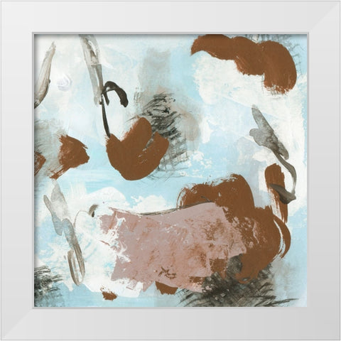 Free as Air III White Modern Wood Framed Art Print by Wang, Melissa