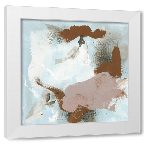 Free as Air V White Modern Wood Framed Art Print by Wang, Melissa