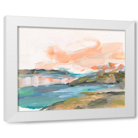 Dawn Breaking I White Modern Wood Framed Art Print by Wang, Melissa