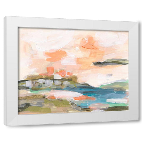 Dawn Breaking II White Modern Wood Framed Art Print by Wang, Melissa