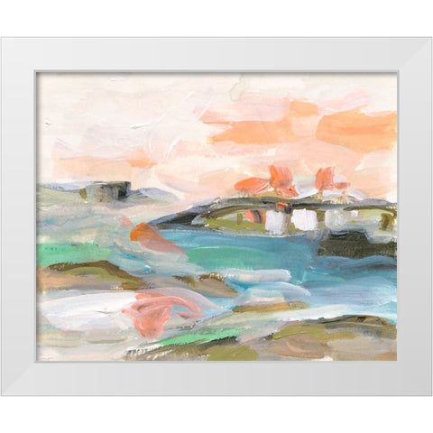 Dawn Breaking III White Modern Wood Framed Art Print by Wang, Melissa