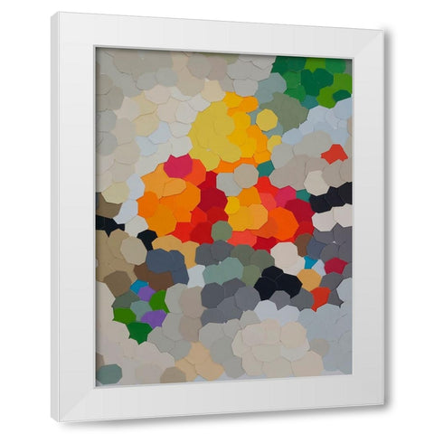 Fruit in Bowl IV White Modern Wood Framed Art Print by Good, Coco