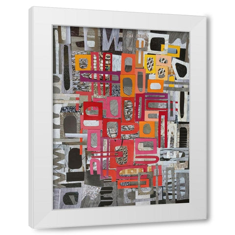 Christmas in the Sierras III White Modern Wood Framed Art Print by Good, Coco