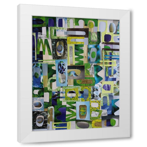 Golders Green III White Modern Wood Framed Art Print by Good, Coco