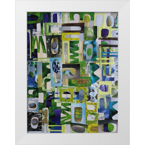 Golders Green III White Modern Wood Framed Art Print by Good, Coco