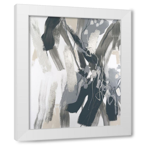 Slate Search II White Modern Wood Framed Art Print by Vess, June Erica