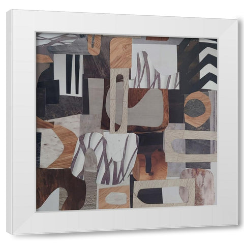 Safari Camp Serengeti I White Modern Wood Framed Art Print by Good, Coco
