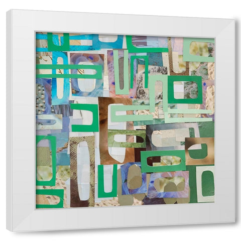 Yucatan Mayan Village I White Modern Wood Framed Art Print by Good, Coco