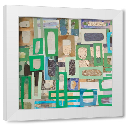 Yucatan Mayan Village II White Modern Wood Framed Art Print by Good, Coco