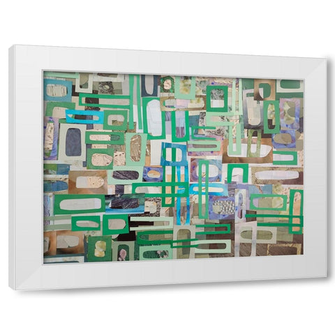 Yucatan Mayan Village IV White Modern Wood Framed Art Print by Good, Coco