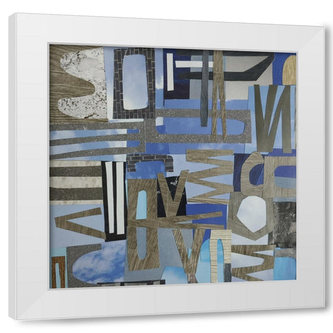Skies Over the Loire Valley I White Modern Wood Framed Art Print by Good, Coco