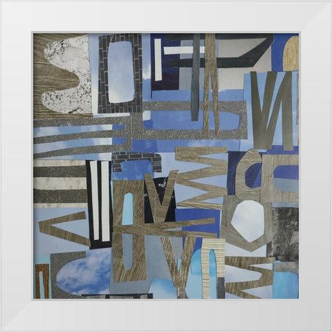 Skies Over the Loire Valley I White Modern Wood Framed Art Print by Good, Coco