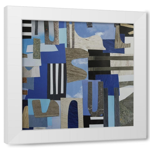 Skies Over the Loire Valley II White Modern Wood Framed Art Print by Good, Coco