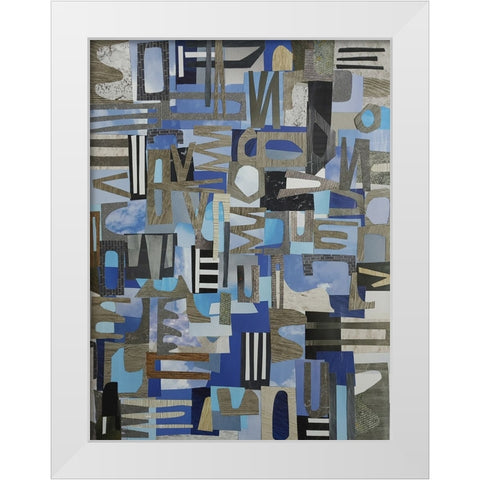 Skies Over the Loire Valley III White Modern Wood Framed Art Print by Good, Coco