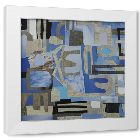 Skies Over the Camargue II White Modern Wood Framed Art Print by Good, Coco
