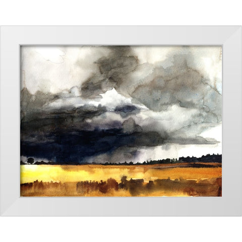 Bold Sky View II White Modern Wood Framed Art Print by McCreery, Paul