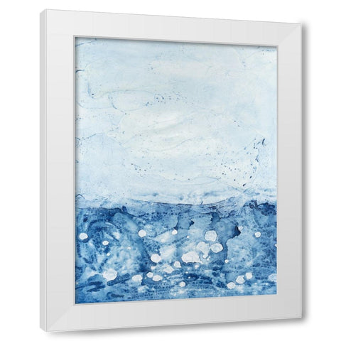 Stonewashed I White Modern Wood Framed Art Print by Willett, Michael