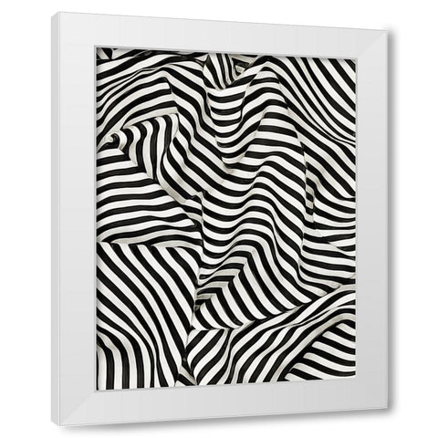 Black White Bold and Bright I White Modern Wood Framed Art Print by Aldridge, Ashley