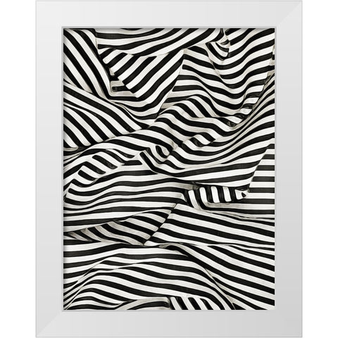 Black White Bold and Bright II White Modern Wood Framed Art Print by Aldridge, Ashley