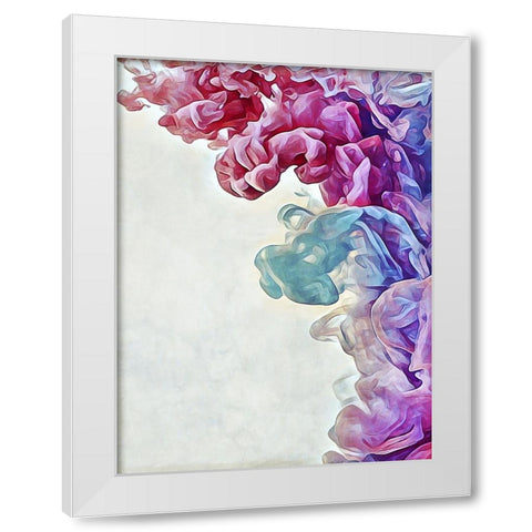 Cotton Candy Clouded Water I White Modern Wood Framed Art Print by Aldridge, Ashley