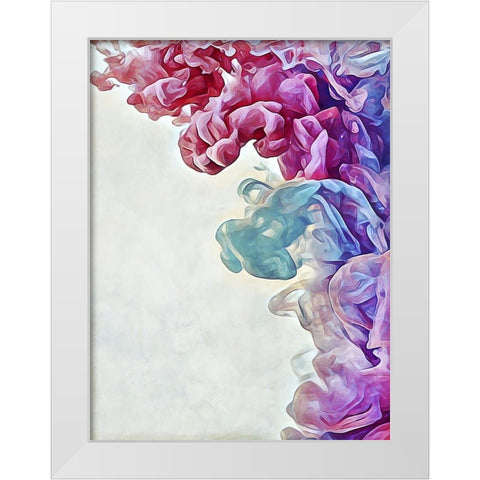 Cotton Candy Clouded Water I White Modern Wood Framed Art Print by Aldridge, Ashley