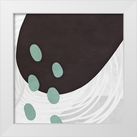 Shapes n Lines Abstract  II White Modern Wood Framed Art Print by Aldridge, Ashley