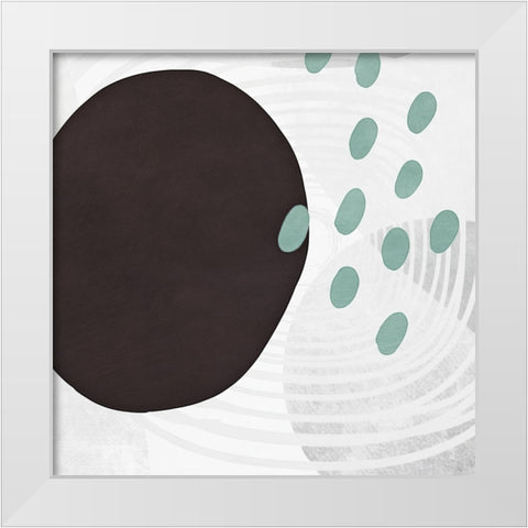 Shapes n Lines Abstract  III White Modern Wood Framed Art Print by Aldridge, Ashley