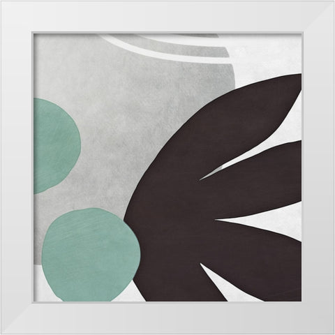 Shapes n Lines Abstract  IV White Modern Wood Framed Art Print by Aldridge, Ashley