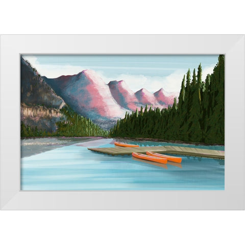 Canada I White Modern Wood Framed Art Print by Arctic Frame