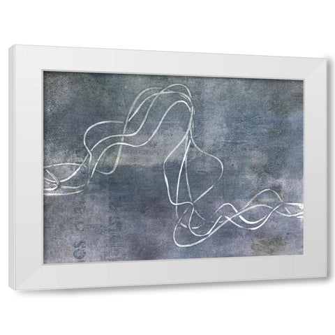 Organic Lining I White Modern Wood Framed Art Print by Haase, Andrea