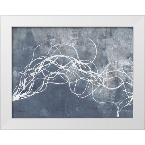 Organic Lining II White Modern Wood Framed Art Print by Haase, Andrea