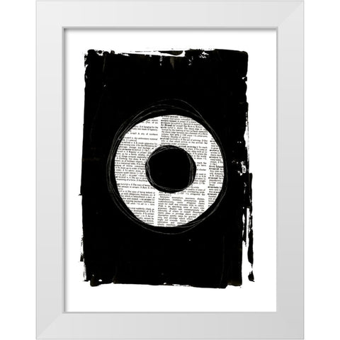 Collected Knowledge I White Modern Wood Framed Art Print by Haase, Andrea