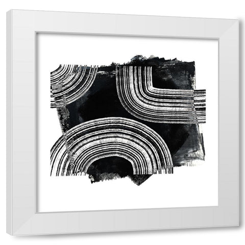 Inside Out I White Modern Wood Framed Art Print by Haase, Andrea