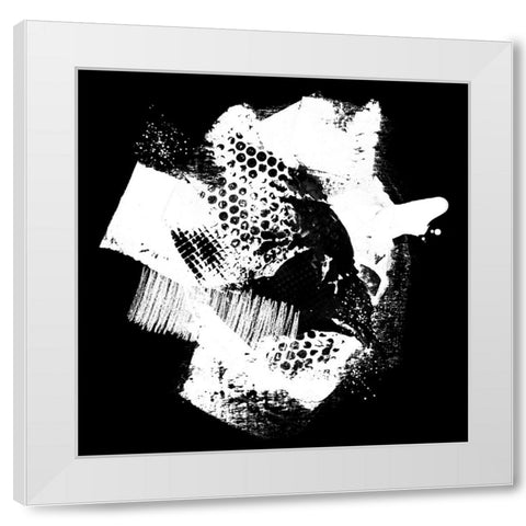 Rough Times I White Modern Wood Framed Art Print by Haase, Andrea