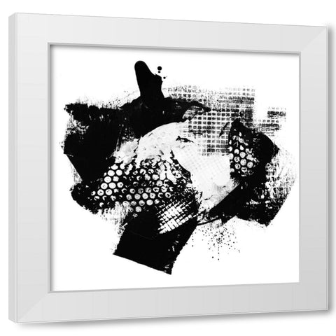 Rough Times II White Modern Wood Framed Art Print by Haase, Andrea