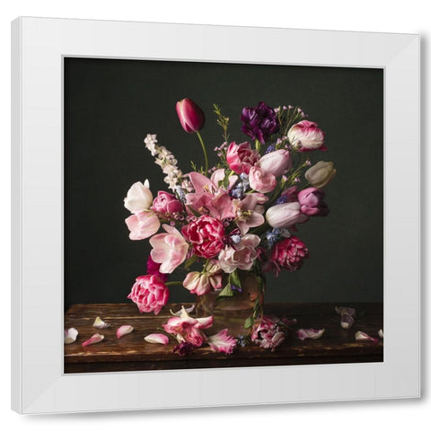 Spring Has Come  II White Modern Wood Framed Art Print by McLean, Leah