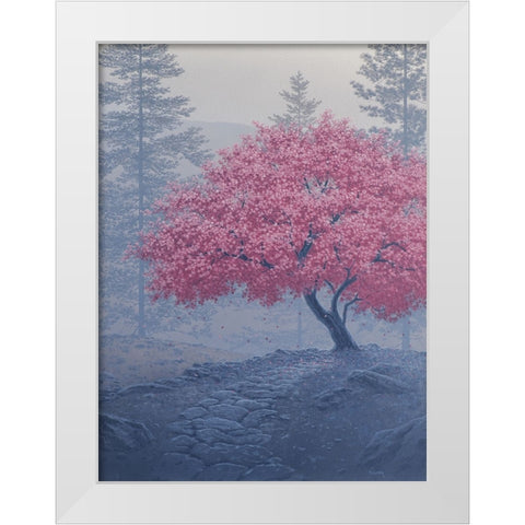A Tree of a Different Color  II White Modern Wood Framed Art Print by Courtney, Richard