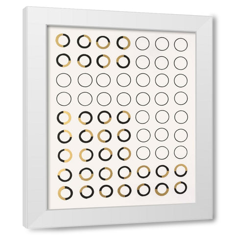 Minor Arc II White Modern Wood Framed Art Print by Lam, Vanna