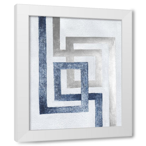 Transversal II White Modern Wood Framed Art Print by Lam, Vanna