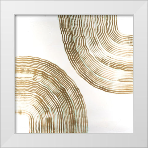 Sisal I White Modern Wood Framed Art Print by Lam, Vanna