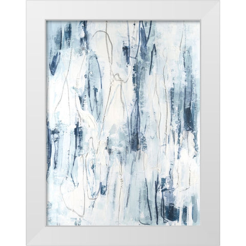 Sea Silk III White Modern Wood Framed Art Print by Vess, June Erica