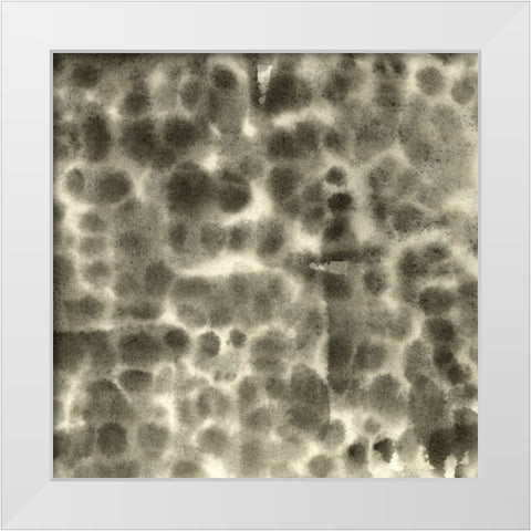 Leopard Fade I White Modern Wood Framed Art Print by Caroline, Emma