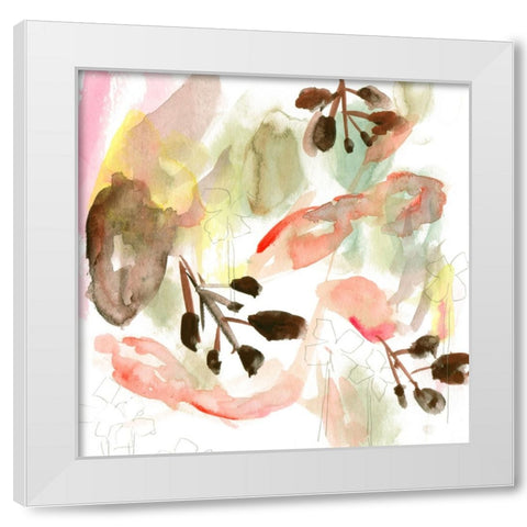 Early Morning Glory I White Modern Wood Framed Art Print by Wang, Melissa